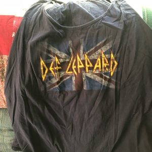Torrid 5 Def Leppard tank top